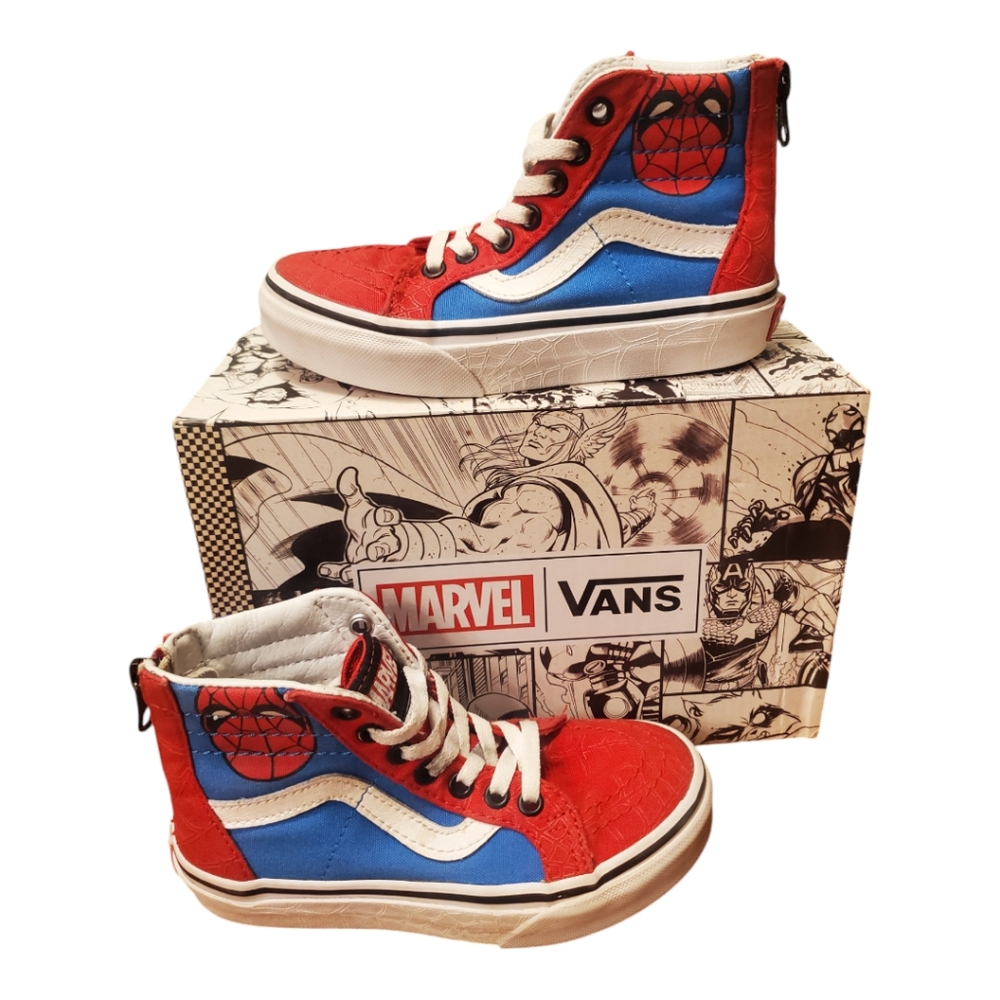 Marvel Spider-man Vans Kids 11.5